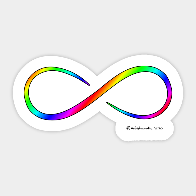 Infinity Loop Sticker by Autistamatic